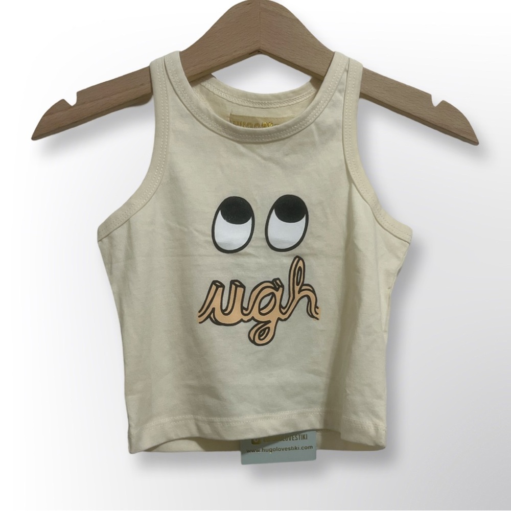 NEW with tags
Hugo Loves Tiki Tank
Size: 6-12 Months 
Colour: Cream